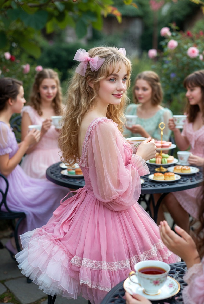 Elara's Lolita Chronicles - Episode 2: Petticoats and Pastries: My First Lolita Tea Party