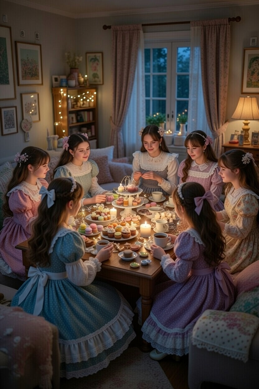 Teacups and Midnight Stitching