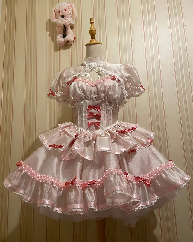 Lolita Sweetheart Ballet Spring/Summer Sweet Dress Suspender Skirt Princess LO Dress