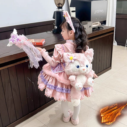 LinaBell Lolita Princess Dress for Girls 2025 New Summer Dress Children's Birthday Dress