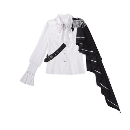Lolita Prince-style Genderless Outfit | Cool and Stylish 2D Fantasy-Style Custom Shirt Suit