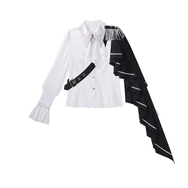 Lolita Prince-style Genderless Outfit | Cool and Stylish 2D Fantasy-Style Custom Shirt Suit