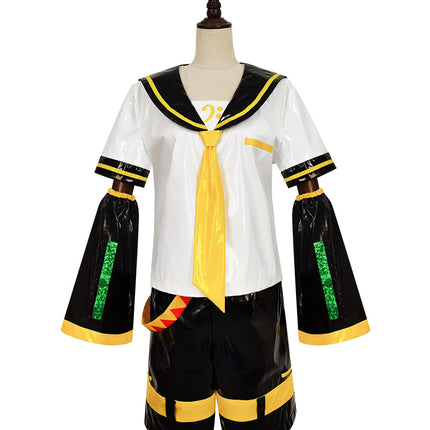 XS-XXL Kagamine Len Hatsune Miku and Kagamine Twins Cosplay School Uniforms