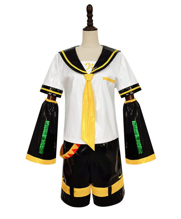 XS-XXL Kagamine Len Hatsune Miku and Kagamine Twins Cosplay School Uniforms