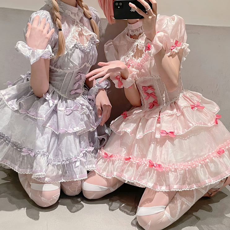 Lolita Sweetheart Ballet Spring/Summer Sweet Dress Suspender Skirt Princess LO Dress