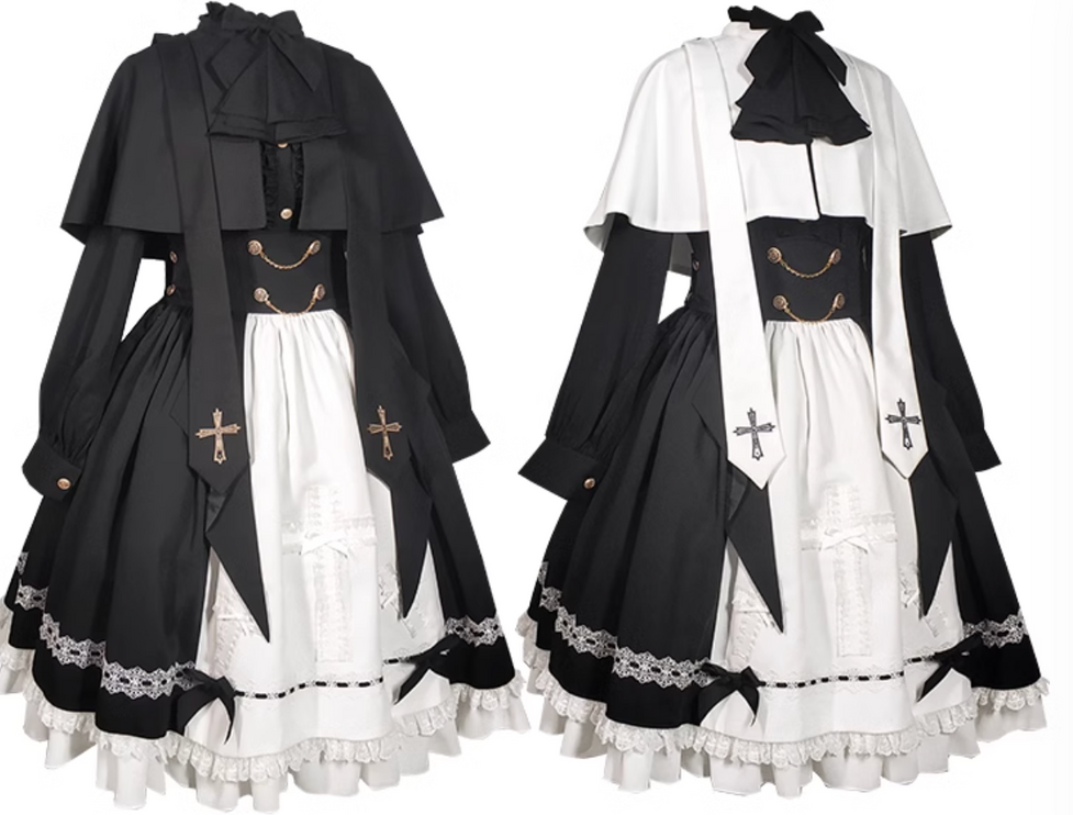 Holy Academy Series - Discipline Department: Original Lolita Prince Outfit and SK Skirt Set, Gothic Dark Style