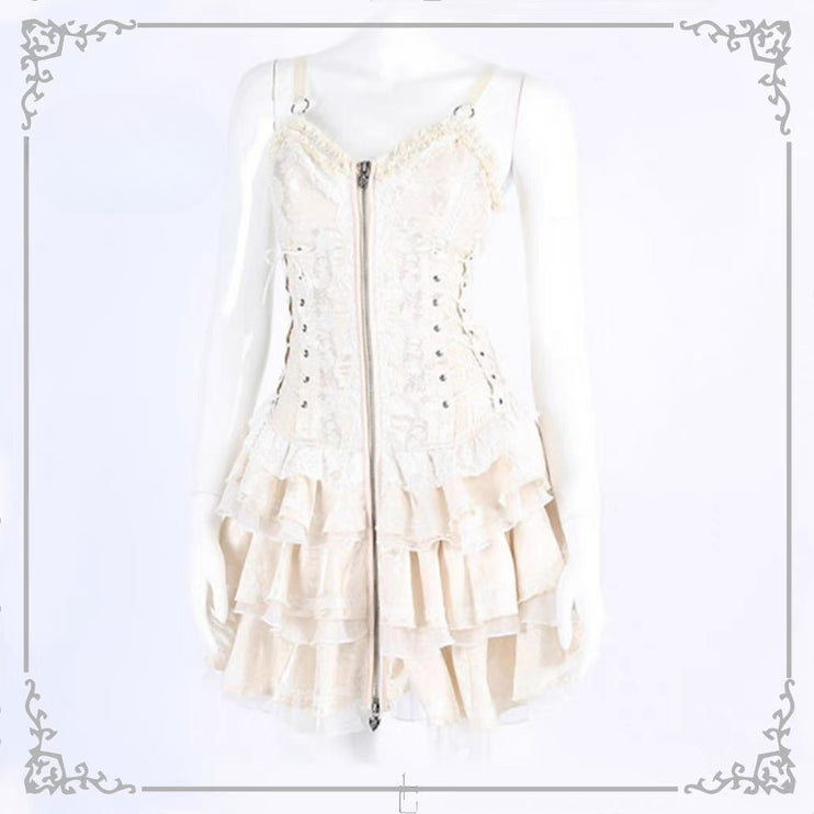 Summer of Roses JSK Gothic Dark Punk Black Lolita Dress