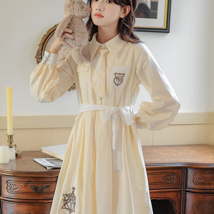 French Retro Lolita JK Dress Vintage Dress Cloak Suit