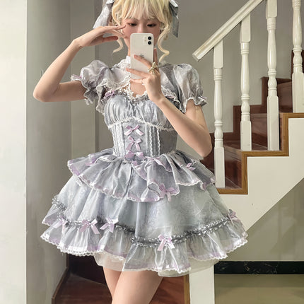 Lolita Sweetheart Ballet Spring/Summer Sweet Dress Suspender Skirt Princess LO Dress