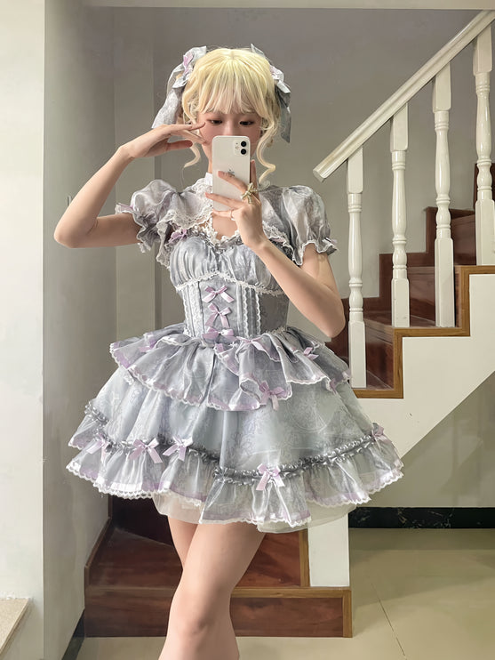 Lolita Sweetheart Ballet Spring/Summer Sweet Dress Suspender Skirt Princess LO Dress