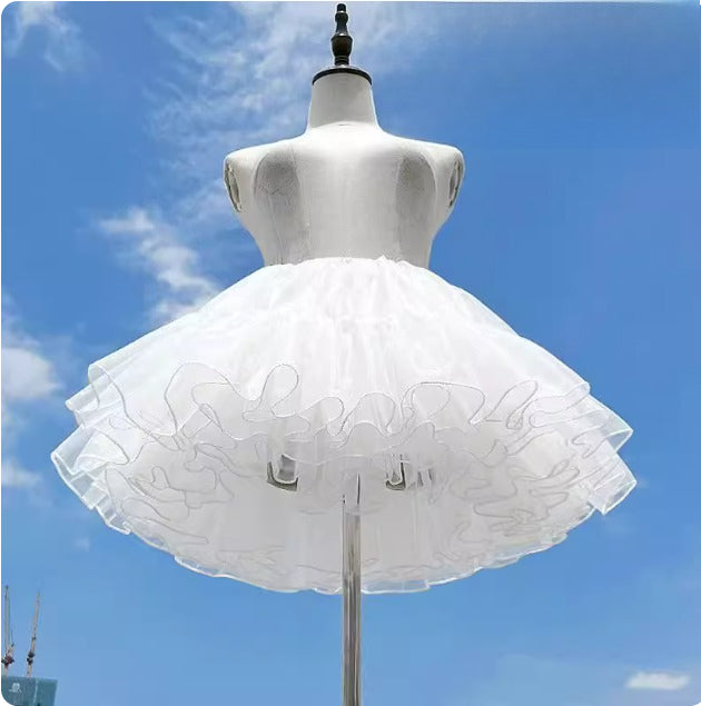 Vintage Whimsy Lolita OP - Cream Floral Pattern with Red Accents