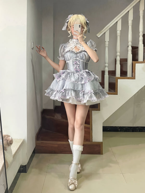 Lolita Sweetheart Ballet Spring/Summer Sweet Dress Suspender Skirt Princess LO Dress