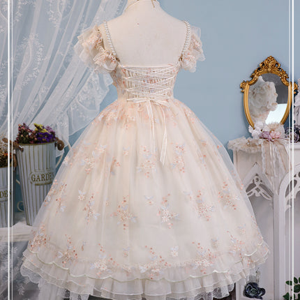 S-XXL Flora Flower Goddess JSK Elegant Lolita Dress