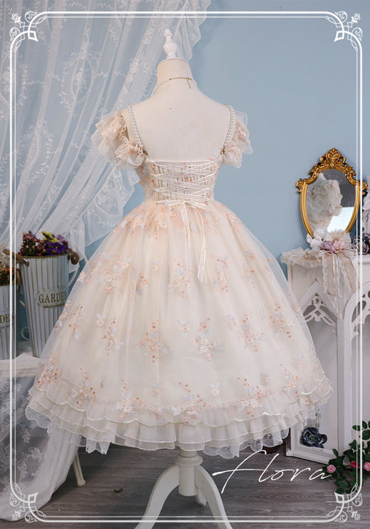 S-XXL Flora Flower Goddess JSK Elegant Lolita Dress