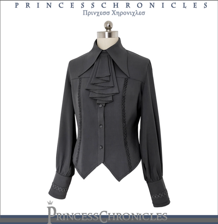 Princess Chronicles Ouji Sleeve Shirt Gothic Tailored Elegant Mutton Leg Top