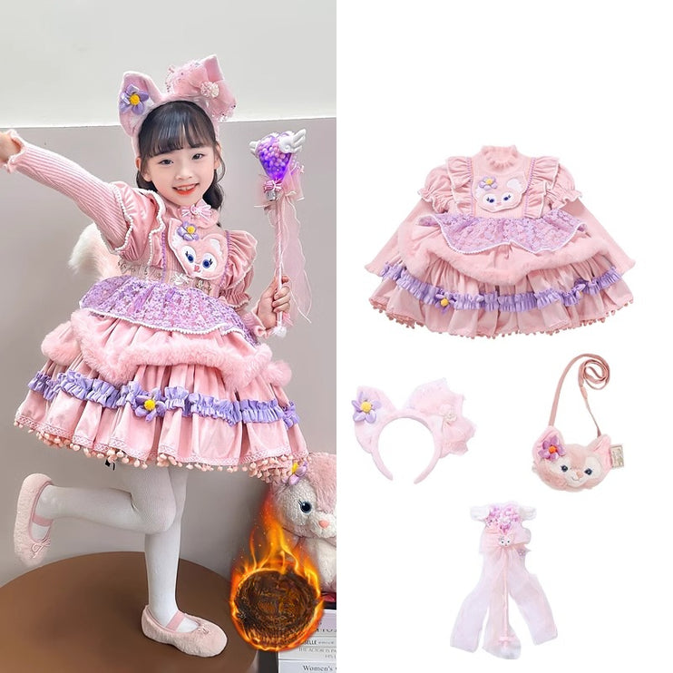 LinaBell Lolita Princess Dress for Girls & Children's Birthday Dress