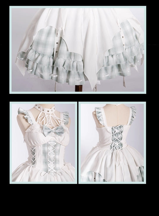 Rockwave Irregular Subculture Plaid JSK Dress