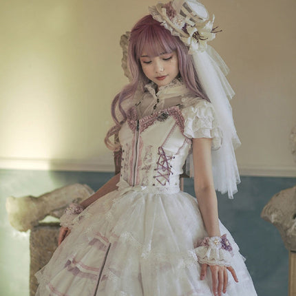 Summer of Roses JSK Gothic Dark Punk Black Lolita Dress