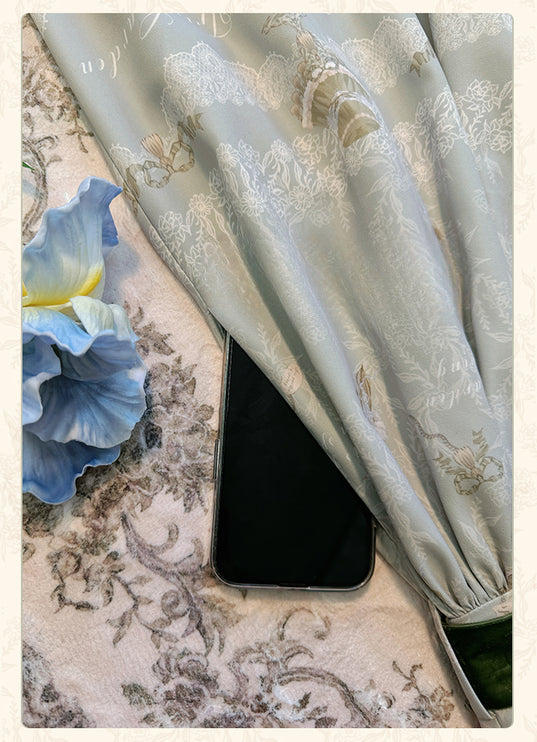 Elegant Floral Lolita JSK with Sash - Vintage Charm for Everyday and Special Occasions
