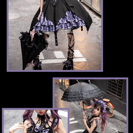 Rockwave Irregular Subculture Plaid JSK Dress