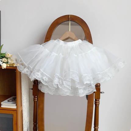 Stage Butterfly Pattern Embroidered Floral Print Natural Flounce Detachable Sleeves OP Lolita Dress