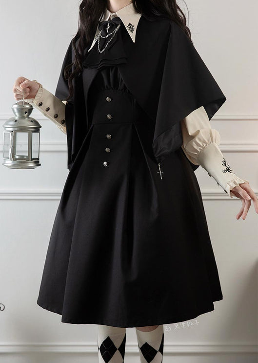 S-XL Original Ouji Dresses Cloak Black Lolita JSK Prince Dress Style