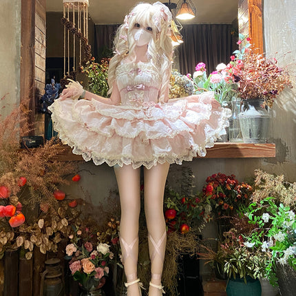 Ballet Courtesy lolita Ballet Style Doll Sling Daily Dress JSK