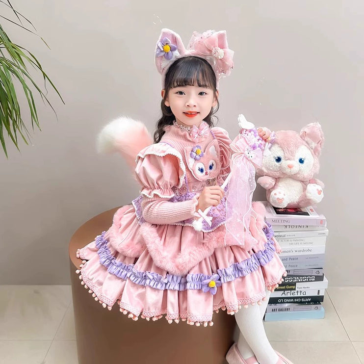 LinaBell Lolita Princess Dress for Girls & Children's Birthday Dress