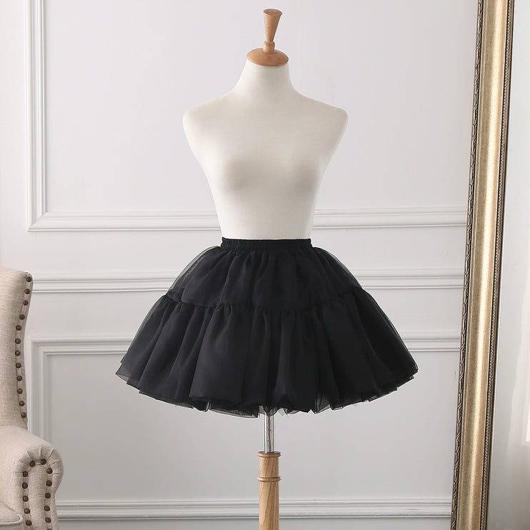 Lolita Soft Tulle No-Bone Petticoat for Daily Wear