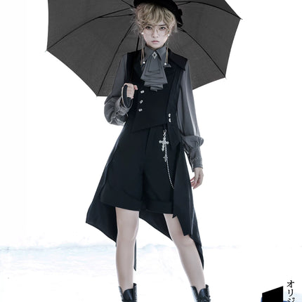 Princess Chronicles Ouji Tuxedo Vest Retro Lolita Prince Tailcoat