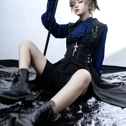 Princess Chronicles Ouji Tuxedo Vest Retro Lolita Prince Tailcoat