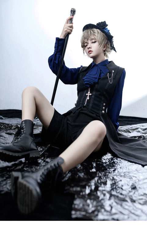 Princess Chronicles Ouji Tuxedo Vest Retro Lolita Prince Tailcoat