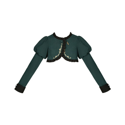 Twin - Set Lolita Dresses with Plaid Pattern and Sweet Bowknots, Ideal for Cosplay and Themed Parties