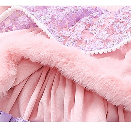 LinaBell Lolita Princess Dress for Girls 2025 New Summer Dress Children's Birthday Dress