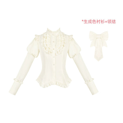 Twin - Set Lolita Dresses with Plaid Pattern and Sweet Bowknots, Ideal for Cosplay and Themed Parties