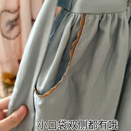 Sunflower Paradise: Cat and Sunflower JSK Lolita with a Big Skirt