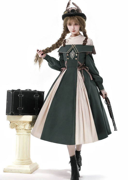 Creative Patchwork Midi A-line Swing Skirt: Unlock a Unique Fashion Code