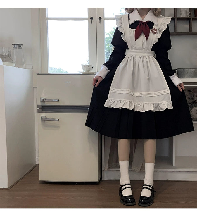 Russian Uniform-inspired Elegance Vintage Dress Uniform Maid Lolita Dress