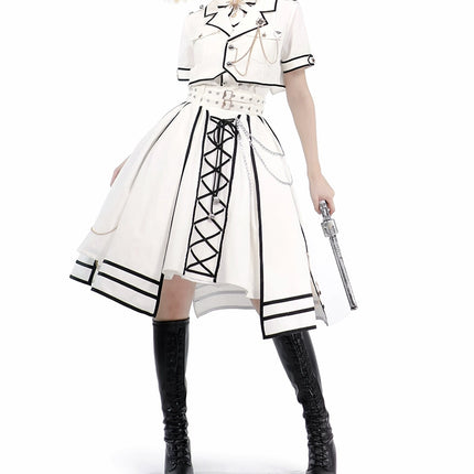 Judgment Army Lo Knight-Style Separate SK Set - FS All-Season Wear