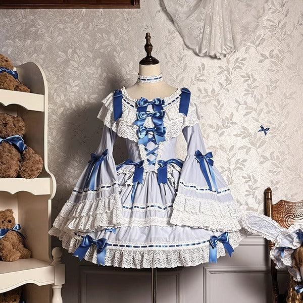 Vintage Charm Lace Lolita OP Dress