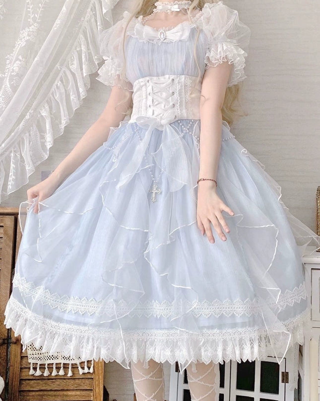 Lolita Summer Girl Short Sleeve Princess Dress Everyday Lolita Dress