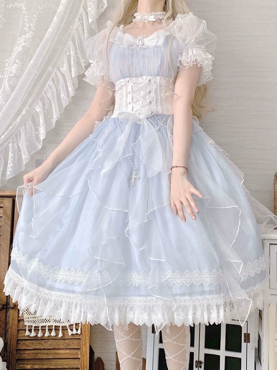 Lolita Summer Girl Short Sleeve Princess Dress Everyday Lolita Dress