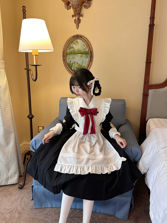 Russian Uniform-inspired Elegance Vintage Dress Uniform Maid Lolita Dress