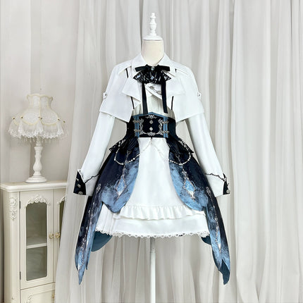 Indigo Lord Lolita — British Academy Style Lolita Dress | Military Lolita & Knight-style Skirt Set
