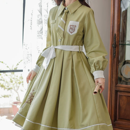 French Retro Lolita JK Dress Vintage Dress Cloak Suit