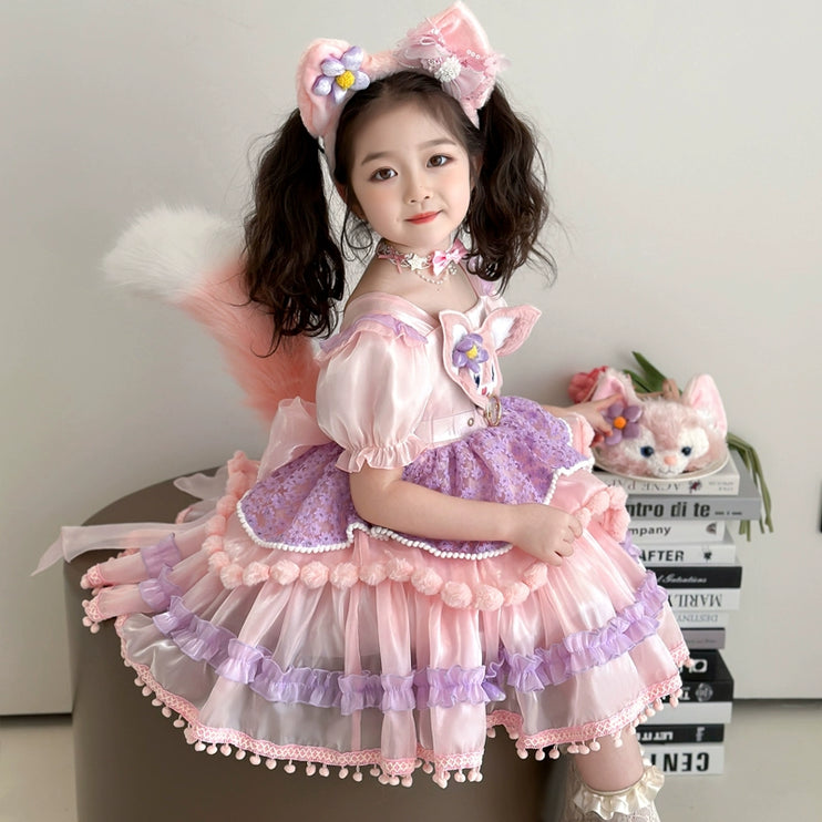 LinaBell Lolita Princess Dress for Girls & Children's Birthday Dress