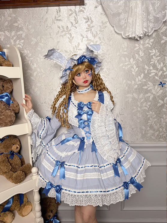 Vintage Charm Lace Lolita OP Dress
