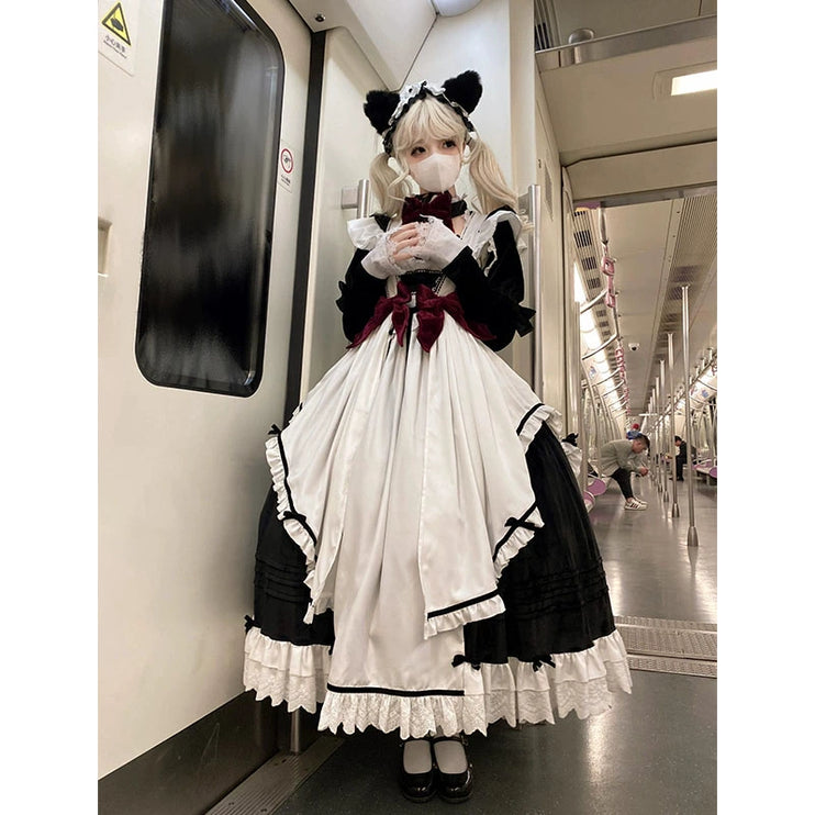 French coffee break lolita heavy industry skirt new year suit dress cute lolita dress worship cos