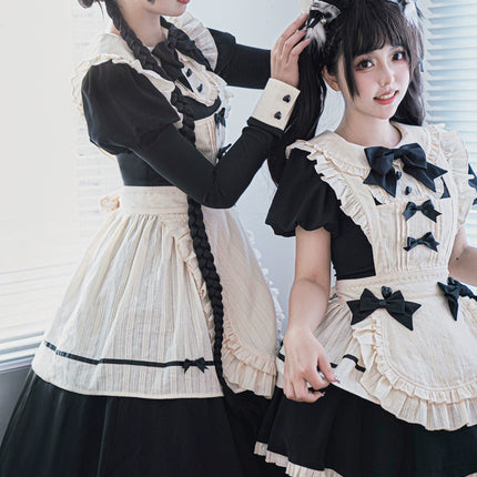 [Pre- order]Hawthorn Berry Classic Apron OP Dress Elegant Maid Lolita Dress