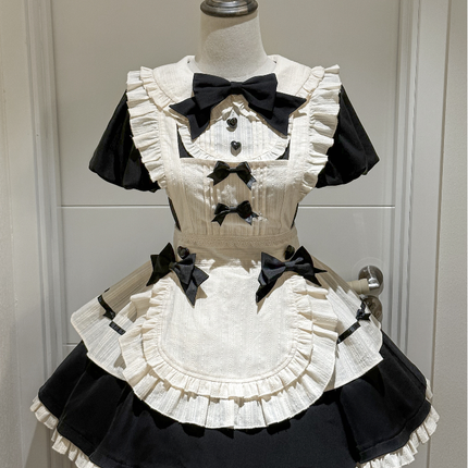 [Pre- order]Hawthorn Berry Classic Apron OP Dress Elegant Maid Lolita Dress